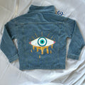 Tears of Gold Oversized Jean Jacket