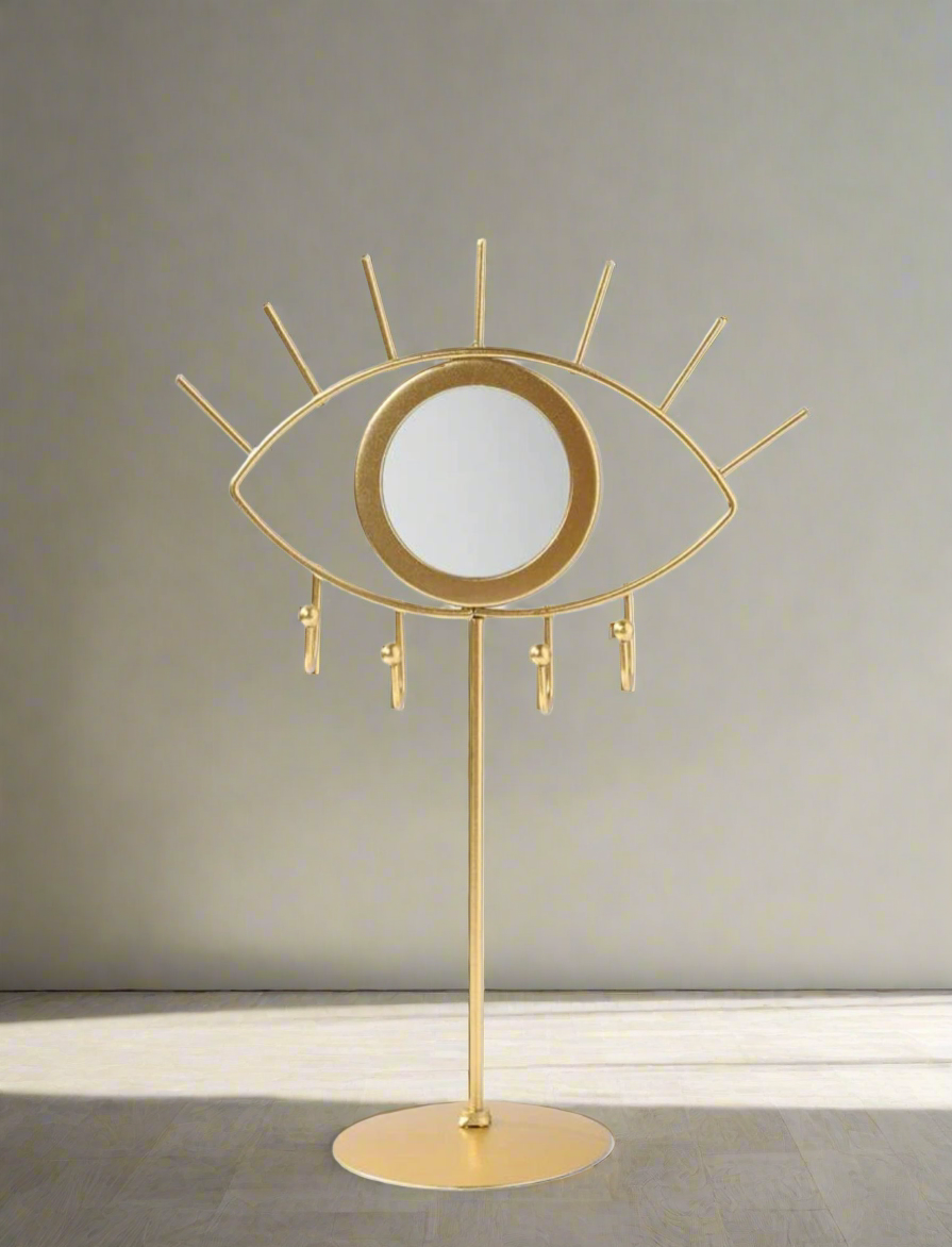 Evil Eye Jewelry Mirror Stand