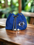 Evil Eye Crossbody Bucket Chain Bags