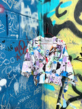 Evil Eye Graffiti Crop Top
