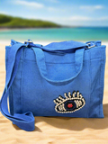 Evil Eye Blue Tote