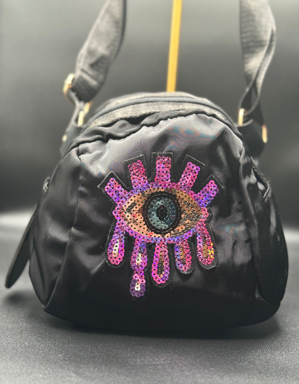 Evil Eye Pink Crossbody Bag