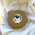 Moon Eye Straw Bag