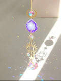 Hanging Crystals Sun Catcher Pendants with Chain